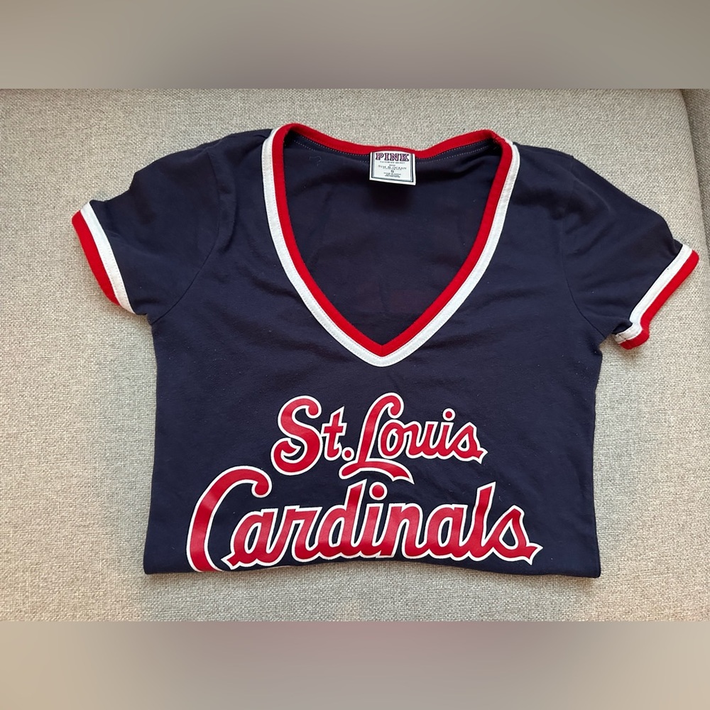 PINK STL Cardinals shirt
